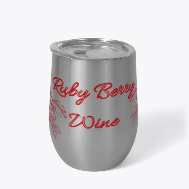 Ruby Berry Wine Tumblers